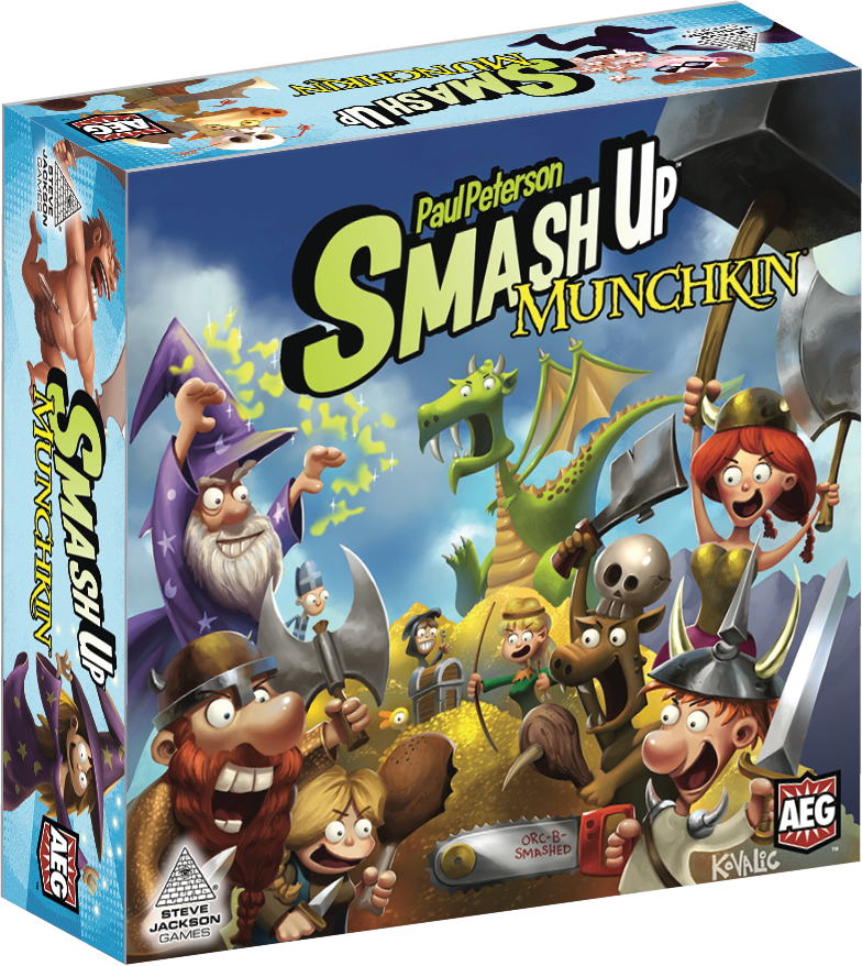 Smash Up Munchkin 3D Box